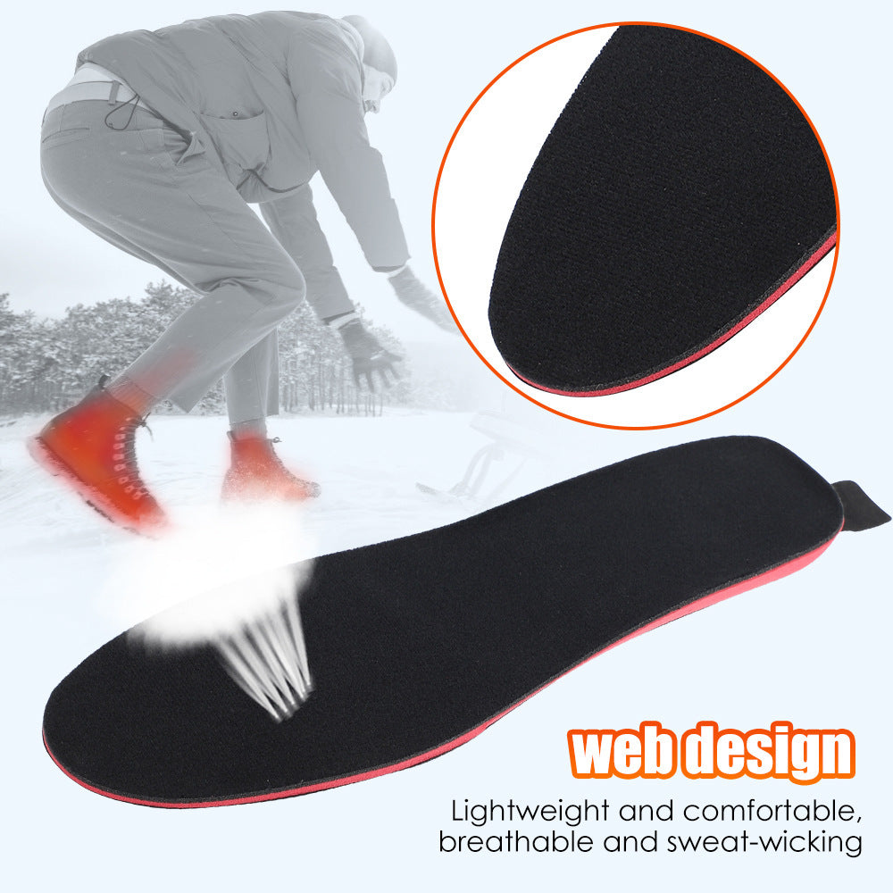 Heated Insoles For Men and  Women Rechargeable Heating Boot Insole Feet Warmer Pads