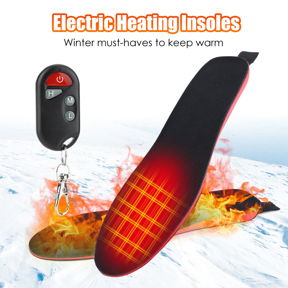 Heated Insoles For Men and  Women Rechargeable Heating Boot Insole Feet Warmer Pads