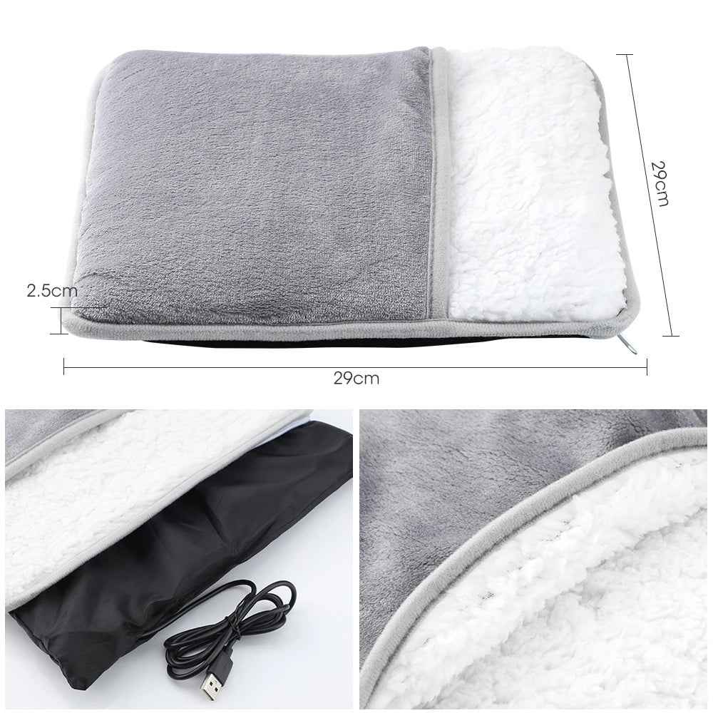 "🍂Autumn essential - Plush Electric Foot Heating Pad (Free Uk Shipping)"